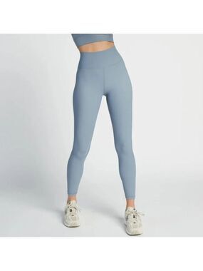 WILO The Label Base Ribbed 7/8 High Rise Leggings Sky Blue Size XS
